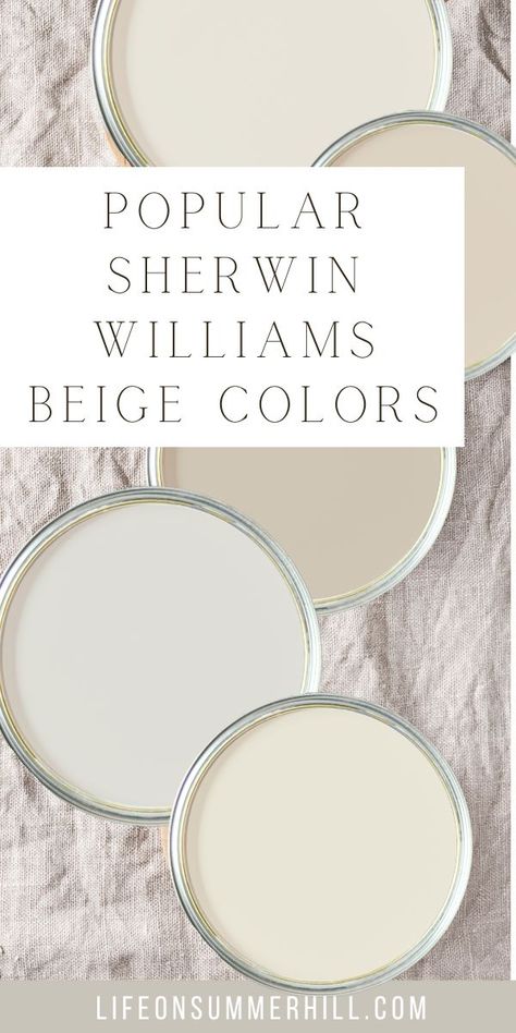 Paint Colors Interior Home, Best White Cream Paint Color, Very Light Beige Paint, Neutral Painted Ceiling, Cream Kitchen Cabinet Paint Colors, Tan Walls Bedroom Color Palettes, Creamy White Interior Paint Colors, Sherwin Williams Creamy White Cabinets, Creamy Tan Paint Colors