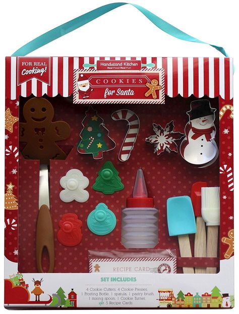 Santa Recipes, Kitchen Cookies, Santa Real, Cookie Presses, Baking Kits, Seasonal Baking, Cookie Making, Cookies For Santa, Baking Kit