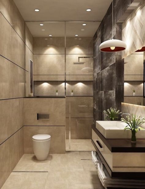 Luxury Modern Washroom Design, Tiles For Washroom, Washroom Layout, Small Washroom Design, Washroom Designs, Modern Washroom, Modern Washroom Design, Washroom Tiles Design, Washroom Ideas