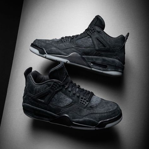 Luxury Black Air Jordan 4 With Air Cushioning, Black Air Jordan 4 For Streetwear, Kaws X Jordan, Air Jordan 4 Retro Kaws Grey, Black High-top Air Jordan 4 With Air Cushioning, Air Jordan 4 Military Black, Jordan 1 Low White, Jordan 4 Black, Jordan 4s