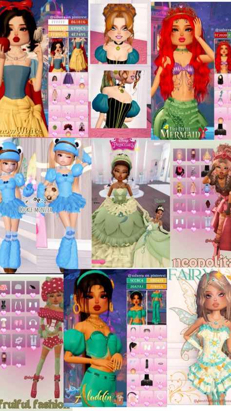 Dti collage Disney Princess Cookies, Mode Dress, Layered Outfit, Princess Cookies, Edna Mode, Mermaid Disney, Layering Outfits, Monster Cookies, Dress To Impress