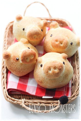 Animal Shaped Foods, Japanese Bread, Bread Shaping, Butter Bread, Bread Art, Bread Roll, Bread Bun, Kawaii Food, Bread Recipes Homemade