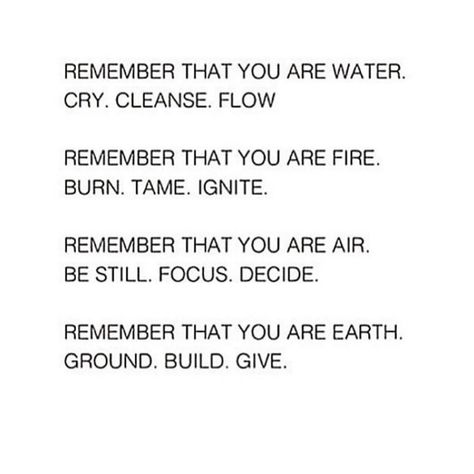 Raquel Reyes • Astrologist on Instagram: “The basis of Astrology is the 4 elements- Earth, Air, Fire, Water. I like to incorporate it as much as I can into my practices, especially…” Elements Quote, 4 Element, Daily Mantra, Air Fire, Fire Element, Fire Nation, Earth Elements, Golden Rule, Life Facts