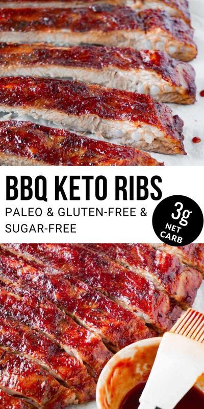 Keto Ribs Recipe, Keto Ribs, Bbq Keto, Oven Baked Pork Ribs, Pork Spare Ribs Recipe, Ribs Recipe Oven, Baked Pork Ribs, Keto Bbq Sauce, Keto Bbq