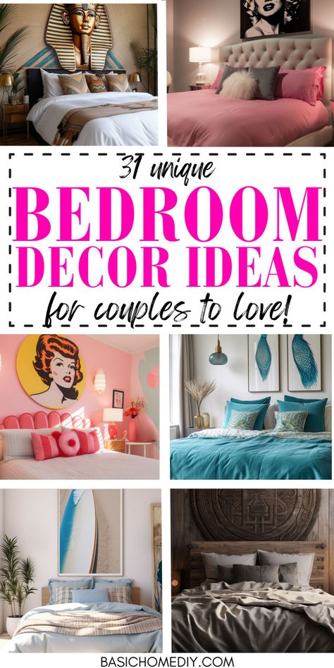 Find 31 cozy and chic bedroom decor ideas for couples. These main bedroom decoration ideas are perfect for creating the ultimate dream room. Whether you're looking to redecorate your master suite, apartment or cottage bedroom these ideas blend masculine and feminine home decor, offering a balance between sophisticated style and relaxing vibes. Find minimalist to modern to boho bedroom trends, these decor tips help redecorate a master bedroom in an apartment with a romantic and luxurious feel. Apartment Bedroom Decor For Couples, Bedroom Decor Ideas For Couples, Feminine Home Decor, Bedroom Needs, Feminine Home, Bedroom Theme, Chic Bedroom Decor, Bedroom Decoration Ideas, Bedroom Decor For Couples