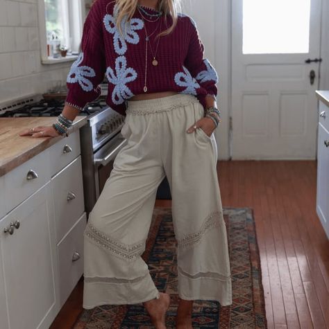 Don't miss out on these must-have boho statement pants, both comfy and cute the Any Day Wide Leg Pants are perfect for all your daily activities and will have you feeling effortlessly stylish! ⁠ ⁠ Statement Pants, Three Bird Nest, Padded Bralette, Bird Nest, Daily Activities, New Wardrobe, Passion For Fashion, Lace Detail, Leg Pants