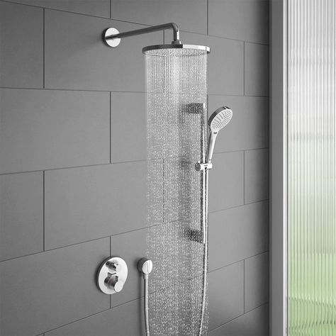 Hansgrohe Shower System, Bedroom Ensuite, Mill House, Shower Fixtures, Shower Rail, Bidet Toilet, Bathroom Shop, Rainfall Shower Head, Shower Kits