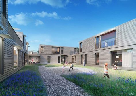 Eco-friendly Syrian refugee housing that anyone would love to call home Inspiring Homes, German Town, Timber Frame Construction, Interior Design Elements, Social Housing, Futuristic City, Tangier, Design Innovation, Timber Framing