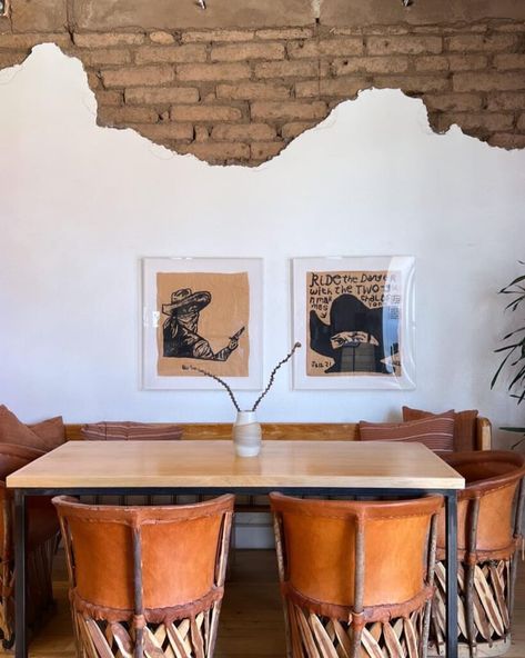 Save the Presses: The Sentinel in Marfa, Texas - Remodelista Aesthetic Interior Design, Marfa Texas, River House, A Novel, Feature Wall, Restaurant Bar, Home Organization, Coffee Shop, Improve Yourself