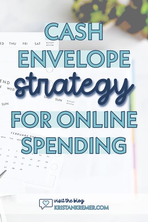 Want to save money and stay on budget while shopping online? Try the cash envelope stuffing method! Our tips will help you use this popular budgeting tactic to keep your spending in check, even if you shop and pay your bills online. Don't miss out on easy savings, start today! Envelope Stuffing, Annual Goals, Functional Planning, Budgeting System, Ultimate Planner, Cash Stuffing, Household Budget, Savings Strategy, Cash Envelope