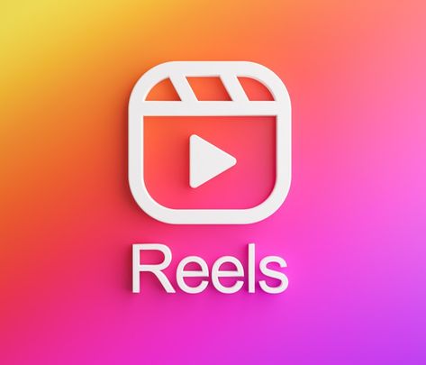 Reels instagram logo. new feature social... | Premium Photo #Freepik #photo #technology #button #marketing #web Photo Reels Instagram, Reels Logo, Photo Reels, Reels Instagram, Logo New, Instagram Logo, 3d Rendering, Premium Photo, Social Media