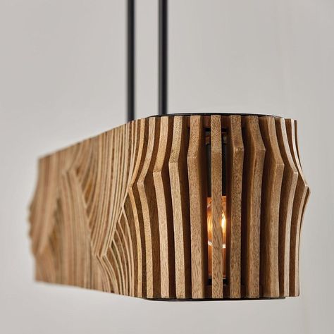 Light Stained Wood, Capital Lighting Fixture, Rectangular Chandelier, Island Chandelier, Kitchen Island Linear Pendant, Wooden Chandelier, The Archer, Wooden Light, Wood Pendant Light