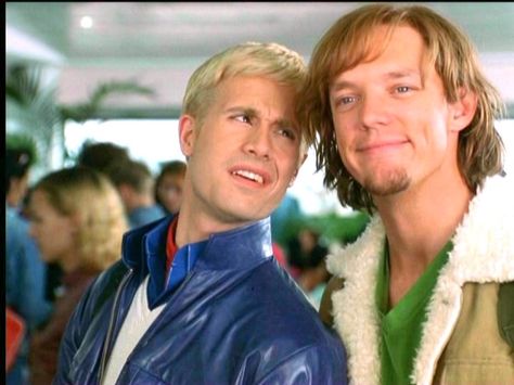 Fred and Shaggy!! My 2 favorite men in the live action Scooby Doo movies!! Shaggy Scooby Doo Matthew Lillard, Mathew Lillard Shaggy, Freddy And Shaggy, Freddie Prinze Jr Scooby Doo, Shaggy Rogers Matthew Lillard, Matthew Lillard Scooby Doo, Shaggy Matthew Lillard, Freddy X Shaggy, Matthew Lillard Shaggy