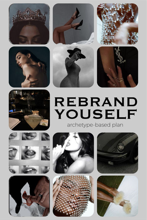 Get Your Personal Transformation Plan to fully REBRAND YOURSELF! Become confident, worthy and irresistible! Find the man of your dreams and start living a selfishly happy life! Transformation tips | Glow up tips | feminine archetype | transform yourself | rebrand yourself | female tips | women advice Female Tips, Feminine Archetypes, Look Expensive On A Budget, How To Look Expensive, Vision Board Photos, Vision Board Manifestation, Dark Feminine Aesthetic, Fashion Photography Poses, Start Living