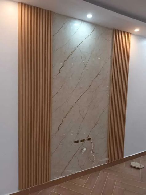 Wall Pvc Panel Design, Wpc Wall Panel Living Room, Pvc Wall Panels Design For Living Room, Simple Wall Panelling, Pvc Panel Wall Design, टीवी यूनिट, Pvc Wall Panels Designs, Wpc Wall Panel, Modern Tv Room