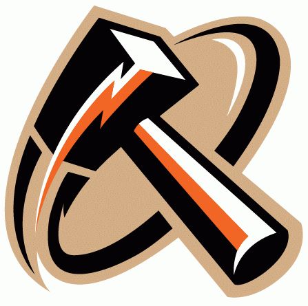 Berlin Thunder Alternate Logo (1999-2007) - Hammer of Thor in a cricle SportsLogos.Net Hammer Logo Design, Hammer Logo, Fantasy Logo, Hammer Of Thor, Sports Logo Inspiration, Baseball Logo, Gym Logo, Sports Team Logos, Photo To Cartoon