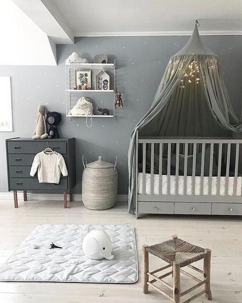 Blue Gray Nursery, Furniture Nursery, Baby Room Boy, Grey Baby Nursery, Baby Nursery Diy, Nursery Trends, Baby Room Themes, Baby Nursery Neutral, Baby Nursery Themes