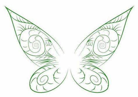 The Art Of Disney Fairies, Art Of Disney Fairies, Tinkerbell Wings, Tinkerbell 3, Art Of Disney, Wing Pattern, Butterfly Fairy Wings, Tinkerbell And Friends, Wings Drawing