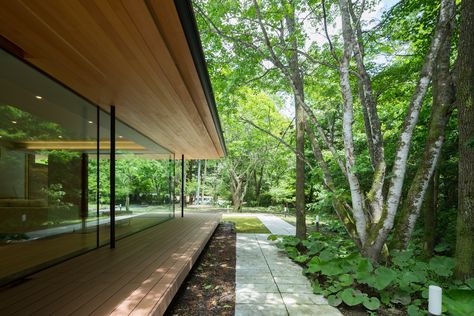 Gallery of Yokouchi Residence / Kidosaki Architects Studio - 17 Kidosaki Architects, Bush Retreat, Interior Design Crafts, Architects Studio, Romantic Interior, Studio 17, Modernist Architects, Karuizawa, Mid Century Architecture