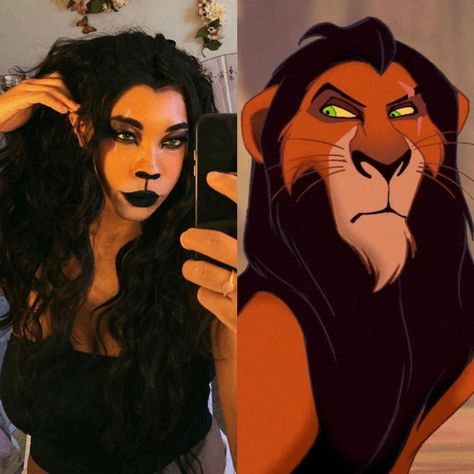 Best Halloween 2019 Costume Ideas Scar Halloween Costume, Character Halloween Costumes, Hot Halloween Outfits, Villain Costumes, Disney Bounds, Trendy Halloween Costumes, Halloween Makeup Inspiration, Character Makeup, Halloween Tattoo