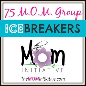 LOTS of FREE RESOURCES to help YOU MENTOR MOMS! Begin a M.O.M. Group today! FREE LIST of 75 ICEBREAKERS! FREE POSTCARD INVITATIONS! FREE M.O.M. GROUP FLYERS! FREE M.O.M. GROUP eBOOKS & REGISTRATION FORMS & FREE COMMUNITY INVOLVEMENT WORKSHEET! Make a difference TODAY!! Ice Breaker For Moms Group, Mom Group Ice Breakers, Get To Know You Games For Moms, Mom Ice Breaker Games, Ice Breakers For Moms Group, Moms Group Ideas, Mops Meeting Ideas, Mom Group Ideas, Mom Group Games