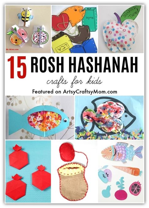 These Rosh Hashanah crafts will help you enjoy a grand Jewish New Year celebration! With apples, honey & more, you're all set for days of fun! Kindergarten Rosh Hashanah Activities, Preschool Rosh Hashanah Crafts, Rosh Hashana Crafts Kindergarten, Rosh Hashana Activities For Kids, Rosh Hashana Preschool Activities, Rosh Hashanah Preschool, Rosh Hashana Activities, Shofar Craft For Kids, Rosh Hashanah Crafts For Kids