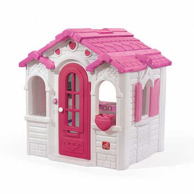 Step2 Sweetheart Playhouse Toddler Outdoor Playhouse, Pink Playhouse, Outside Playhouse, Kids Indoor Playhouse, Toddler Playhouse, Kids Playhouse Outdoors, Girls Playhouse, Playhouse Plans, Indoor Playhouse