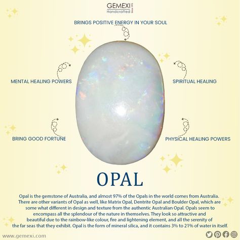 How to tell if an opal is real??? Real opal vs lab created has always been a hot topic of the gemstone world. So, let’s dive in and see how you can spot a synthetic opal. A lab-created or fake opal does not radiate brightly under UV light! Unlike real opal, the opal created in the lab let out peculiar, arranged color flashes. These opals are oddly absorbent when compared to natural opals. White Opal Stone Meaning, Opal Gemstone Meaning, Real Gemstone Jewelry, Opal Crystal Aesthetic, Opal Crystal Meaning, Opal Stone Meaning, Opal Aesthetic, Witch Crystals, Opal Benefits