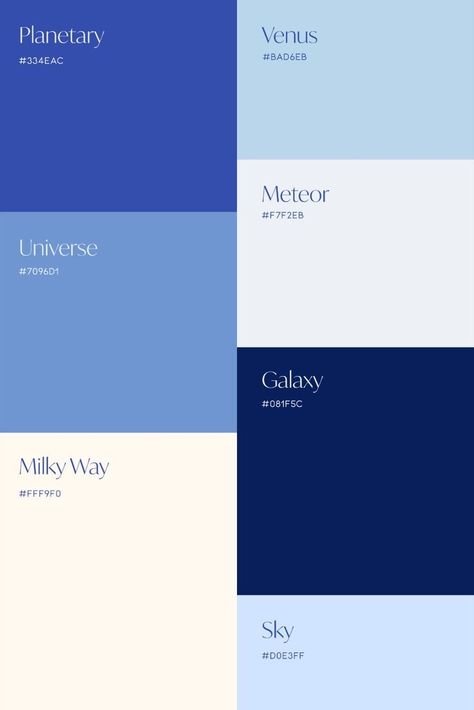 What Colour Goes With Blue, Color That Goes With Blue, White And Blue Palette, Shades Of Blue Colour Palettes, Colour Palette Blues, Cool Blue Palette, Pantone Blue Palette, Colour Blue Palette, 7 Colour Palette