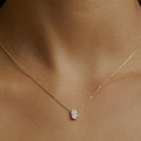 "Moissanite Necklace, Oval Cut Moissanite Solitaire Necklace, Dainty Diamond Necklace, 14k Gold Solitaire Diamond Prong Set Necklace, Dainty Necklace, Charm Pendant Necklace, Gift For Daughter, Daily Wear Necklace Below is also a matching piece listed in the \"Matching Piece\" section. ► 𝐎𝐭𝐡𝐞𝐫 𝐬𝐢𝐳𝐞𝐬 𝐚𝐫𝐞 𝐚𝐯𝐚𝐢𝐥𝐚𝐛𝐥𝐞: ● Oval Stone Sizes: ➜ 1 Ct (7x5 mm) ➜ 1.5 Ct (8x6 mm) ➜ 2 Ct (7x9 mm) ➜ 2.50 Ct (7x10 mm) ➜ 3 Ct (8x10 mm) ➜ 4 Ct (8x12 mm) ● 𝐂𝐞𝐧𝐭𝐞𝐫 𝐒𝐭𝐨𝐧𝐞 𝐃𝐞𝐭𝐚𝐢𝐥𝐬: → Stone Type: Moissanite → Shape: Oval Cut → Size: 2.50 CT → Measurement: 7x10 MM → Color: Colorless → Luster: Excellent → Make: High Quality ● 𝐌𝐞𝐭𝐚𝐥 𝐎𝐩𝐭𝐢𝐨𝐧: ⇨ 925 Sterling Silver ⇨ 10KT/14KT/18KT Gold ⇨ Metal tone can be done in Yellow, White & Rose ● 𝐖𝐡𝐲 𝐭𝐨 𝐜𝐡𝐨𝐨𝐬𝐞 𝐭𝐡𝐢? Diamond Pendant Necklace Settings, Dainty Diamond Pendant Necklace, Necklaces Silver Simple, Necklaces With Pendants, Oval Diamond Pendant Necklace, Daily Wear Diamond Pendant Set, Two Stone Pendant, Oval Stone Pendant, Oval Diamond Necklace