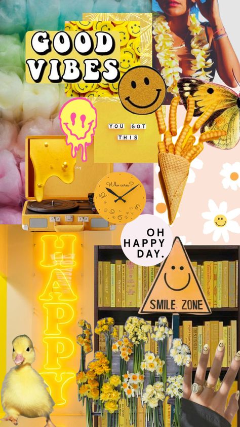 happiness #moodboard Happy Mood Board, Happy Moodboard, Good Vibes Wallpaper, Happy Words, Connect With People, Happy Day, Your Aesthetic, Creative Energy, Mood Boards