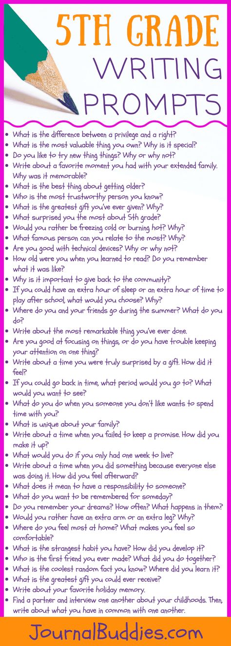 5th Grade Writing Prompts, Fifth Grade Writing, Elementary Writing Prompts, 5th Grade Writing, 5th Grade Ela, Teaching 5th Grade, Homeschool Writing, Writing Prompts For Kids, 5th Grade Classroom