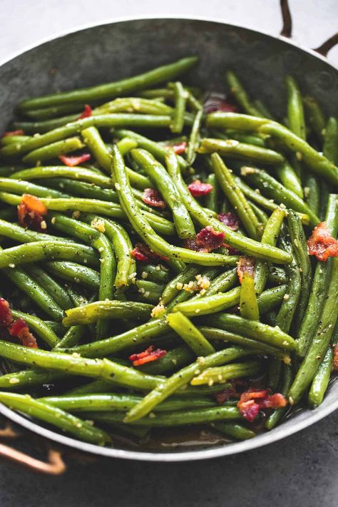 Brown Sugar Green Beans, Thanksgiving Recipes Side Dishes Veggies, Beans With Bacon, Thanksgiving Food Sides, Green Beans With Bacon, Pasta Fatta In Casa, Thanksgiving Recipes Side Dishes, Thanksgiving Dishes, Thanksgiving Side