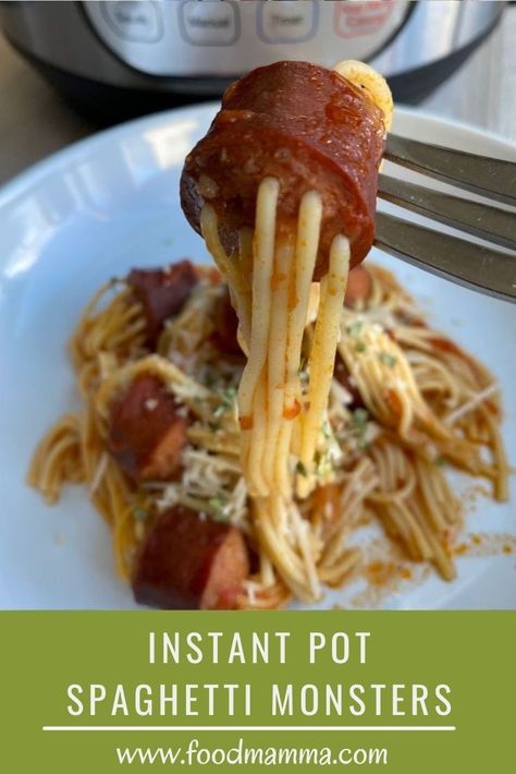 A fun way to enjoy every kids favourite, these spaghetti monsters are made with noodles inserted into pieces of hot dogs. Hot Dogs And Spaghetti Noodles, Hot Dog Spaghetti, Easy Fast Dinner Recipes, Instant Pot Spaghetti, Fast Dinner, Fast Dinner Recipes, Party Plan, Spaghetti Noodles, Canadian Food