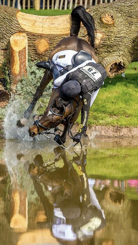 Fall at Badminton Horse Trials | James O’Haire falling at ju… | Flickr Rider Falling Off Horse, Horse Sprinting, Falling Off Horse, Horse Falling, Horse Falls, Horse Eventing, Horse Fails, Horses Jumping, Badminton Horse Trials