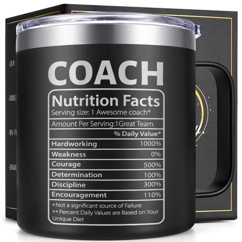 PRICES MAY VARY. COACH GIFTS: To honor your coach dedication, giving your coach a special coach gifts. Choosing our coach insulated coffee mug, that must be the best coach gifts, basketball coach gifts, football coach gifts, soccer coach gifts, softball coach gifts, coach appreciation gifts, coach birthday gifts, coach Christmas gifts. HIGH-QUALITY MATERIAL: Made of 18/8 of 304 high-quality stainless steel, the coach gifts insulated coffee mug is unbreakable and easy to clean. DOUBLE WALL VACUUM Gift For Football Coach, Football Team Gift Ideas, Senior Gift Ideas High School Sports, Coach Gifts Softball, Coach Gift Basket, Coach Gifts Football, Soccer Coach Gift Ideas, Football Coach Gift Ideas, Coach Gifts Soccer