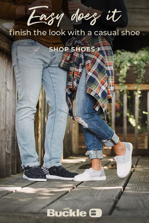 These five-star favorites are sure to be at the top of your list. Shop Hey Dude at Buckle. Mens Hey Dudes Outfit, Hey Dude Outfits Men, Hey Dude Outfits, Hey Dudes Mens Outfits, Hey Dudes Outfit, Hey Dudes Men, Hey Dudes Mens, Dude Outfits, Buckle Jeans