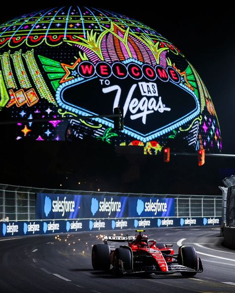 Fastest man in Vegas 📸 Pictures @antonin_vct / DPPI #lasvegas #nevadas #usa #motorsport #f1 #ferrari #CharlesLeclerc #CL16 #PolePosition… | Instagram Vegas Pictures, Last Vegas, F1 Teams, F1 Ferrari, Formula 1 Car Racing, Fastest Man, Visual Board, Sophomore Year, Motor Speedway