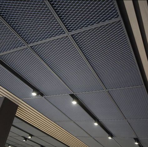 Expanded Metal Ceiling, Metal Mesh Ceiling, Presentation Furniture Design, Suspended Ceiling Panel, Mesh Ceiling, Suspended Ceiling Tiles, Metal Mesh Screen, Perforated Metal Panel, Pvc Ceiling Tiles