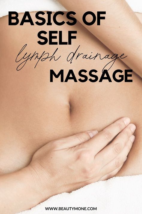 Learn how to do self lymph drainage massage! #massage Diy Lymph Drainage, How To Lymph Drainage Massage, Lymph Massage Stomach, Self Lymph Drainage Massage Stomach, Brazilian Lymph Drainage Massage, Limphodrenage Massage, Lymph Drainage Massage Stomach, Lymph Drainage Massage Face, Manual Lymph Drainage