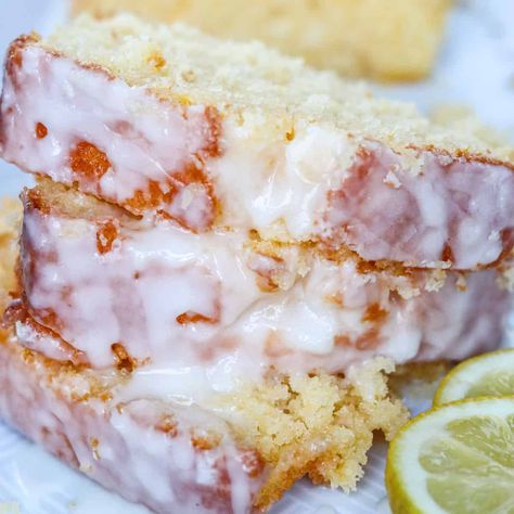 Cake Mix Lemon Loaf Lemon Loaf Cake Mix Recipes, Cake Mix Lemon Loaf, Lemon Bread With Cake Mix Boxes, Best Apple Bread Recipe, Lemon Loaf Bread, Lemon Bread Pudding, Lemon Bread Recipe, Easy Lemon Bread, Cinnamon Apple Bread