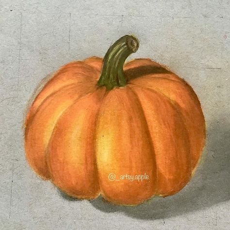 Colored Pencil Artwork Ideas, Prismacolor Drawing, Fruit Art Drawings, Kristina Webb, Pumpkin Drawing, Prismacolor Art, Fruits Drawing, Realistic Pencil Drawings, Crayon Drawings