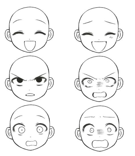 Expressions Anime, Expressions Art, Famous Drawing, 2023 Drawing, Draw Chibi, Smile Drawing, Drawing Face Expressions, Cartoon Style Drawing, 얼굴 드로잉