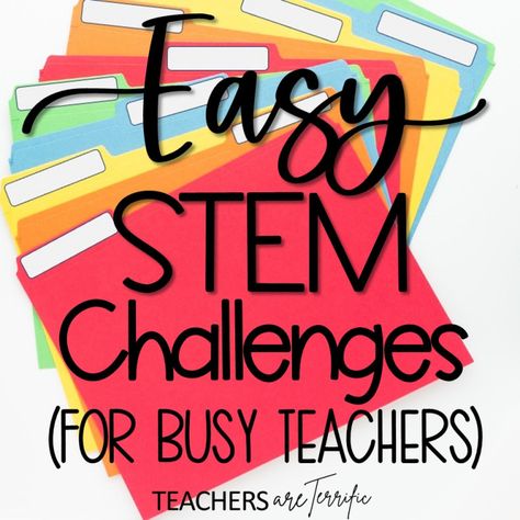 Easy Stem Challenges, Easy Stem Activities Elementary, Steam Activities Elementary, Stem Challenges Elementary, Classroom Decor Ideas, Stem Club, Elementary Stem Activities, Easy Stem, Steam Challenges