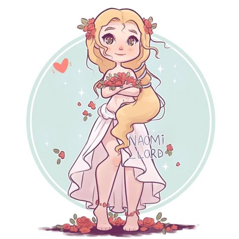 Naomi Lord Art, Naomi Lord, Aphrodite Art, Cute Kawaii Animals, Greek Mythology Art, Chibi Girl, Mythology Art, Disney Princess Art, Greek Art