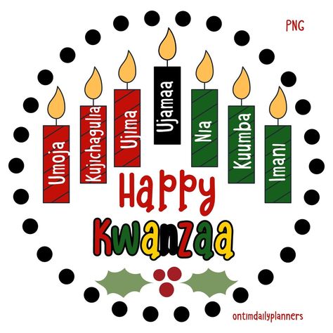 Kwanzaa Decorations Diy, Happy Kwanzaa Images, Holiday Classroom Doors, 7 Principles Of Kwanzaa, Kwanzaa Decorations, Kwanzaa Principles, American Clipart, Happy Kwanzaa, Office Party Decorations