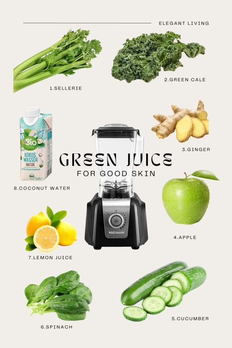 Smoothie Ideas Aesthetic, Juice Shots Recipes For Skin, Glowy Skin Drink, Glow Skin Smoothie, Glowy Skin Juice, Glowy Skin Food, Glowy Skin Smoothie, Green Smoothie Aesthetic, Healthy Juicer Recipes