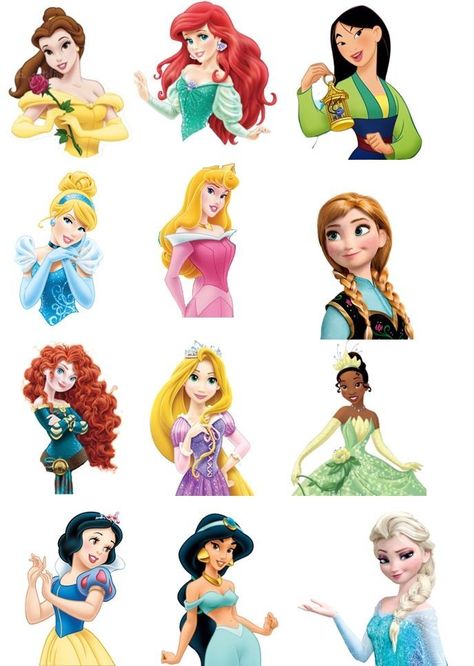 Disney Princess Printables Free Prints, Birthday Cakes Princess, Princess Birthday Cakes, Disney Princess Cupcake Toppers, Princess Topper, Cakes Princess, Disney Princess Printables, Disney Princess Cake Topper, Disney Princess Birthday Cakes