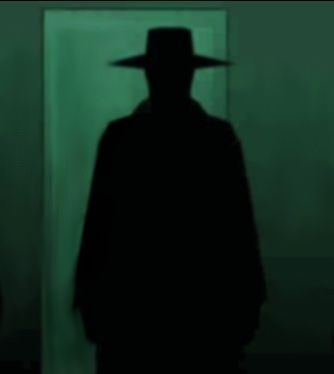 Tall Shadow Man, Man Shadow Aesthetic, Shadow Man Aesthetic, Shadow Man Art, Hat Man Shadow, Shadow People Art, Shadow Person Art, Creepy Shadow, Evil Shadow