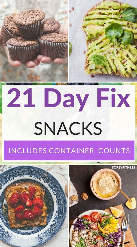 Easy 21 Day Fix Snacks to lose weight and feel great! These 51 healthy snacks include container counts for each. Fresh new ideas to keep you on track! 21 Day Fix Containers | Healthy Snack Ideas | 21 Day Fix Recipes | 21 Day Fix Snack Ideas | Autumn calabrese | #21dayfix #21dayfixapproved #21dayfixrecipes #21dayfixsnacks #healthysnacks #beachbody 21 Day Fix Snack Ideas, 21 Day Fix Containers, 21 Day Fix Snacks, 21 Day Fix Breakfast, Beachbody 21 Day Fix, Autumn Calabrese, 21 Day Fix Diet, 21 Day Fix Meal Plan, 21 Day Fix Extreme